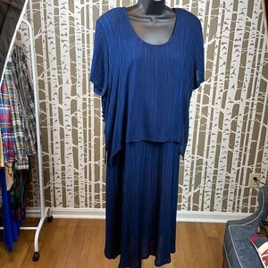 Rabbit Rabbit Rabbit 2 piece midi tank dress with loose fit shark bite hem top